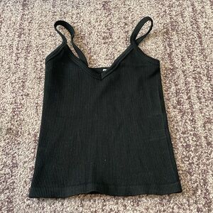 Black tank top
